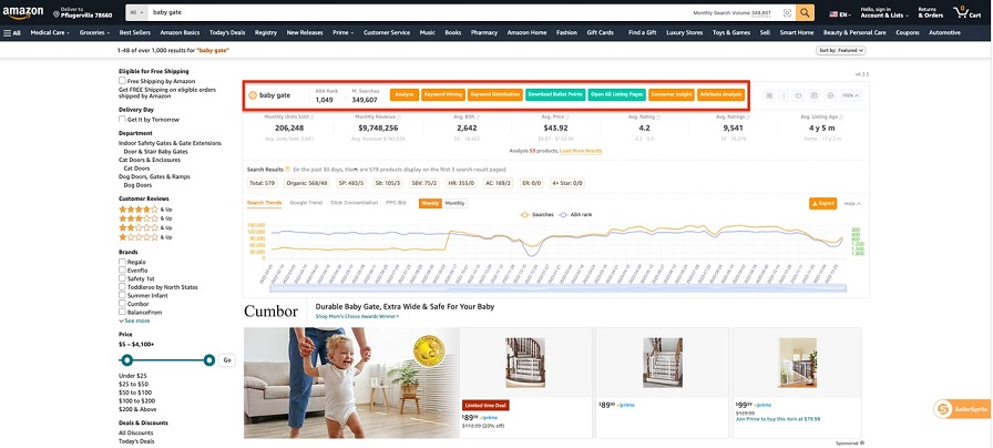 Tiện ích mở rộng Keepa Alternatiove